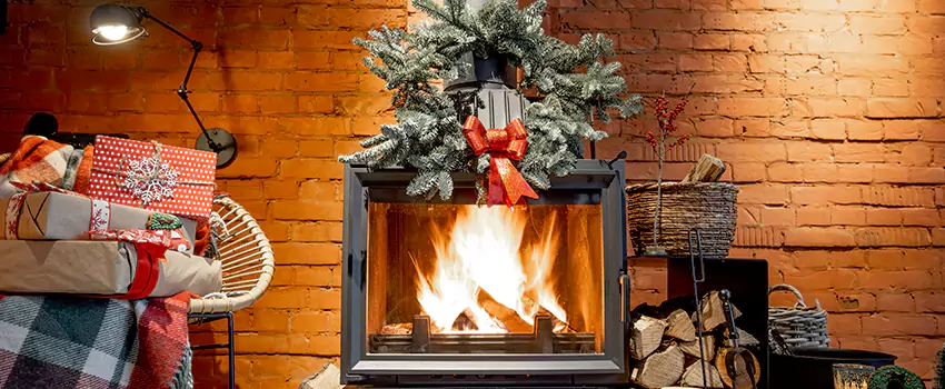 Travis Industries Linear Gas Fireplace Installation in Nogales, Arizona